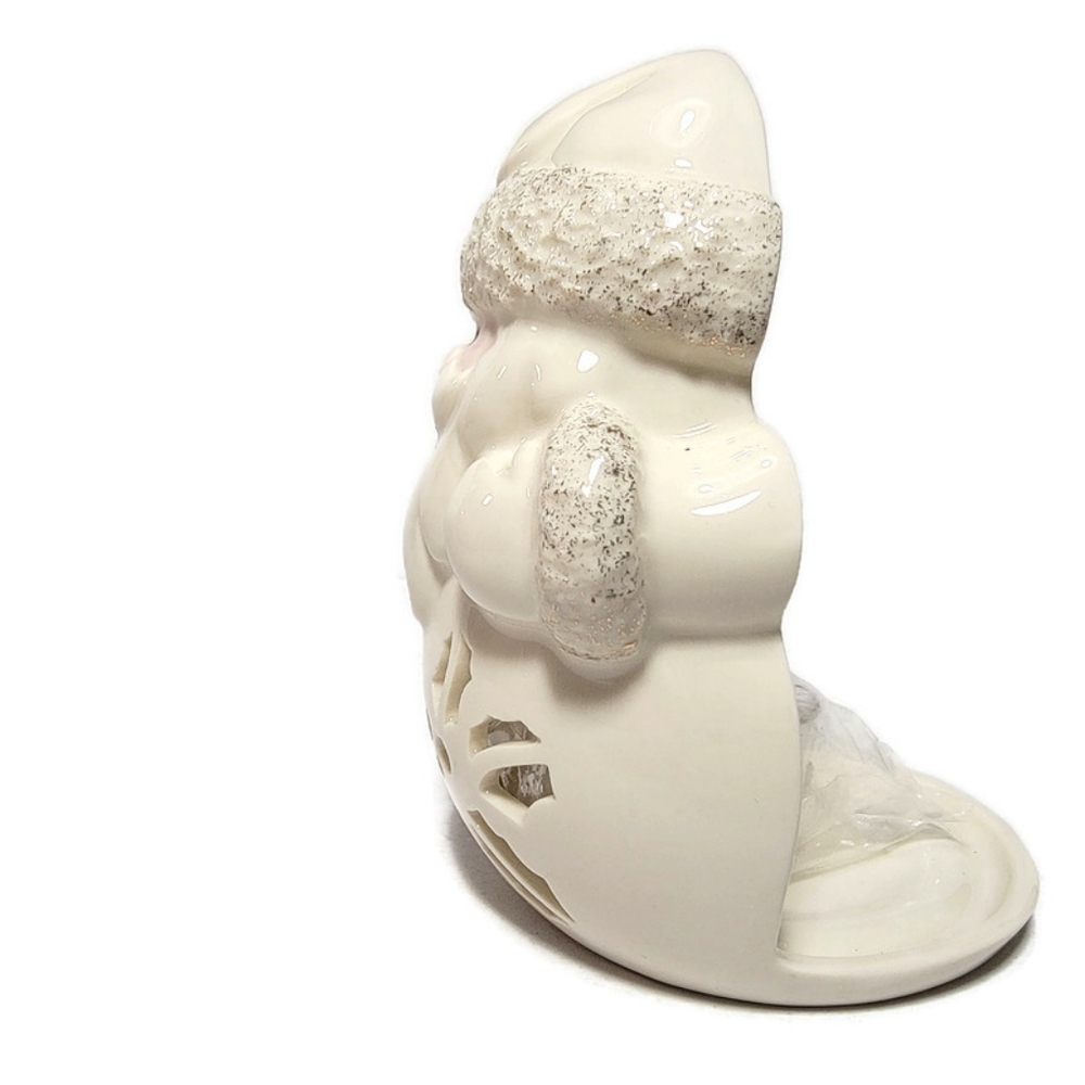 Lenox for the Holiday Bright Christmas Santa Votive 5 1/2 in Tall NIB - Picture 5 of 10